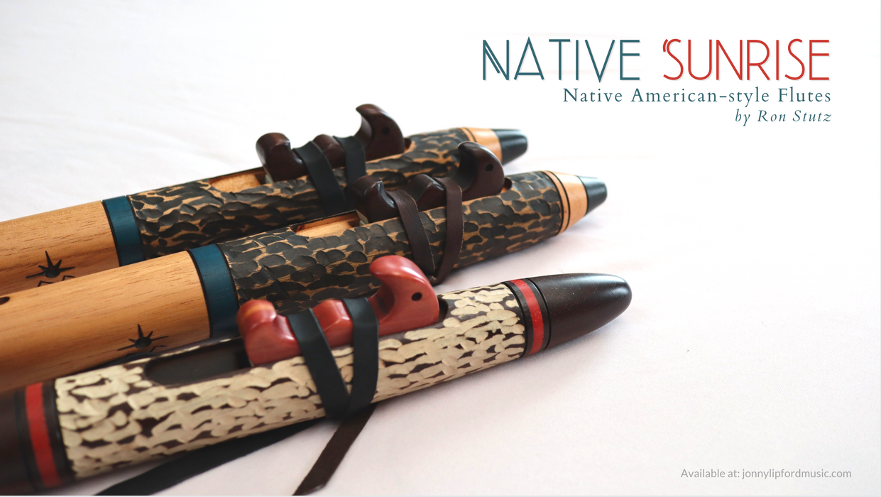 Native american flutes made by Ron Stutz of Petra Designs