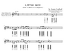 Finger diagrams and Nakai Tablature shown for the Native american flute song Little Boy by jonny lipford