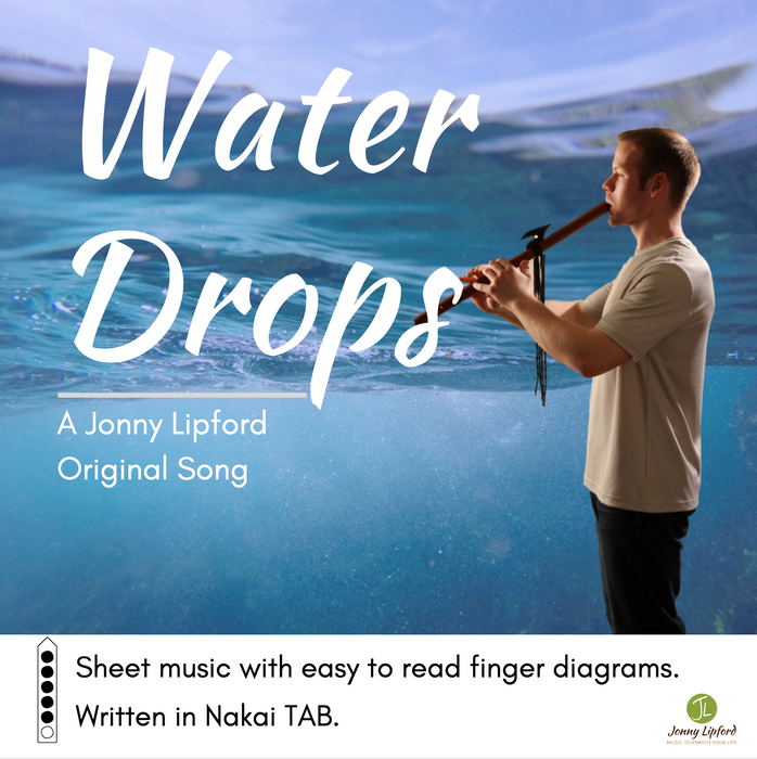 Water Drops - Sheet Music for Native American Flute [PDF]