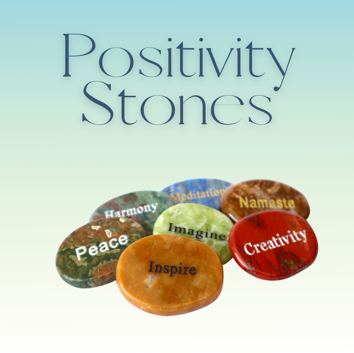 Positivity Stones: Polished Stones With Words