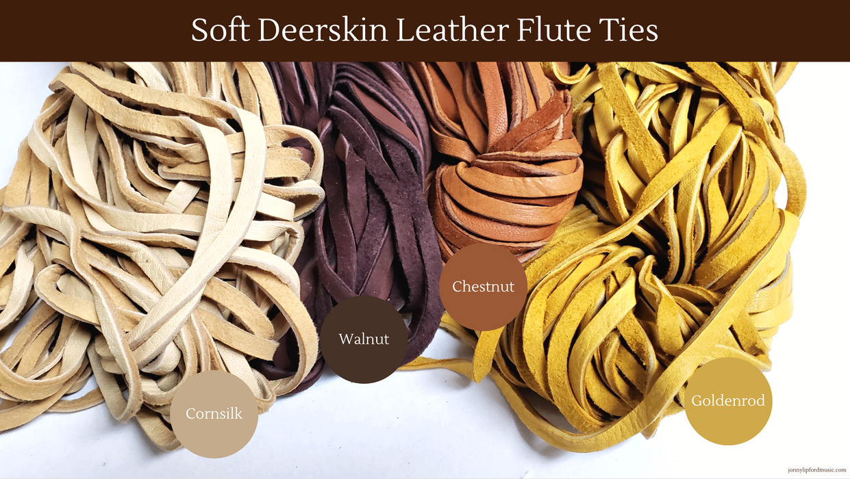 Premium Leather Flute Ties