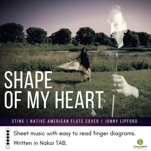 Shape of My Heart - Sheet Music for Native American Flute [PDF]