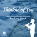 A silhouette of Jonny Lipford playing his Native American flute in front of a frozen river. This is the product image for native american flute backing tracks to Thinkin' of You, and original Native american flute song by Jonny Lipford.
